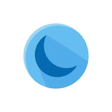 Sleep Moon Conceptual Icon Vector Design Illustration Stock Illustration