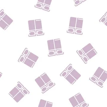 Sleep on opposite sides of bed glyph vector seamless pattern Stock Illustration
