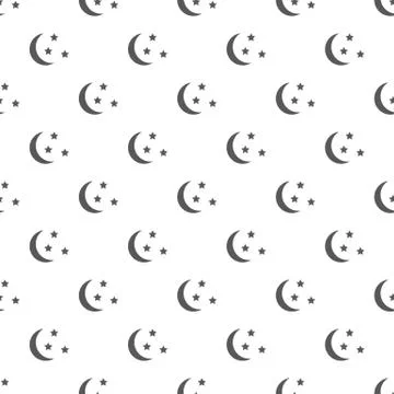 Sleep pattern seamless Stock Illustration