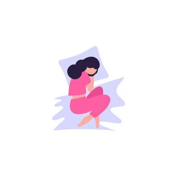 Sleep poses Stock Illustration