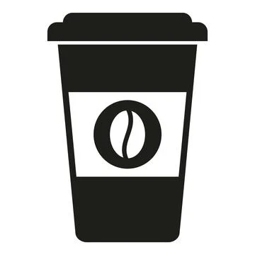 Sleep problem to go coffee icon simple vector. Insomnia stress Stockillustratie