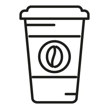 Sleep problem to go coffee icon outline vector. Insomnia stress 스톡 일러스트