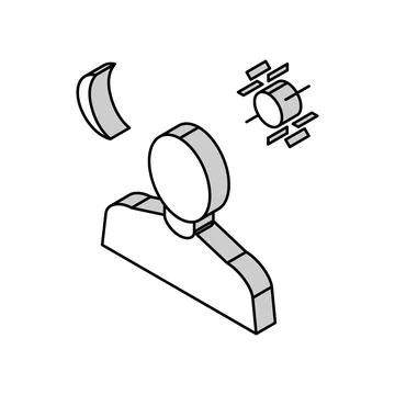 Sleep problems isometric icon vector illustration Stock Illustration