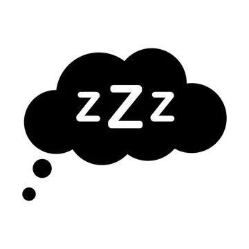 Sleep rest icon Stock Illustration