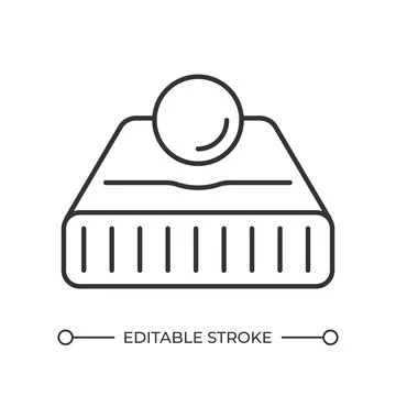 Sleep science innovation line icon Stock Illustration