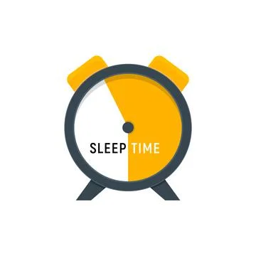 Sleep time clock icon. Countdown future day night time vector icon Stock Illustration