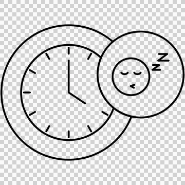 Sleep time Illustrazione stock