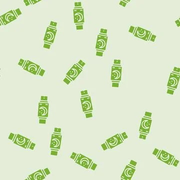 Sleep tracker smart home glyph seamless pattern イラスト素材