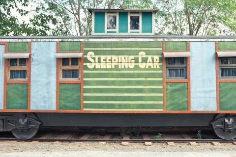 Sleep train wagon Stock Photos