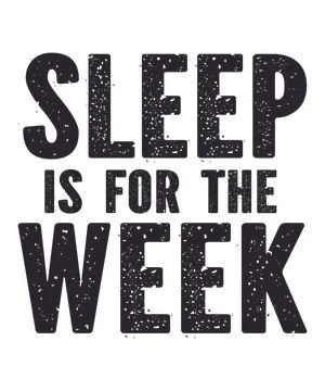 Sleep For The Week Music Stock Illustration
