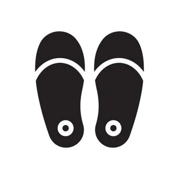 Sleeper glyph flat icon Illustrazione stock