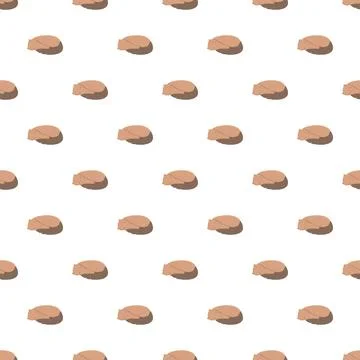 Sleeping animal seamless pattern in flat design style 스톡 일러스트