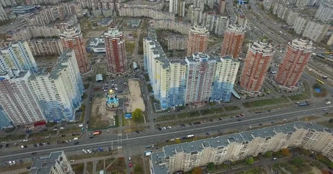 Sleeping area of Kiev Stock Footage 71409551