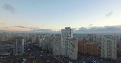 Sleeping area of Kiev Stock Footage 71410258