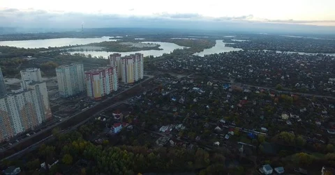 Sleeping area of Kiev Stock Footage 71411407