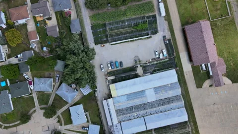 Sleeping area of a small town with a on the view from a height Parma OH USA Stock-Footage 144488830