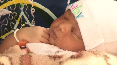Sleeping baby 4 Stock Footage 51451901