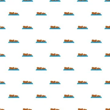 Sleeping baby on a blue surface seamless pattern Stock Illustration