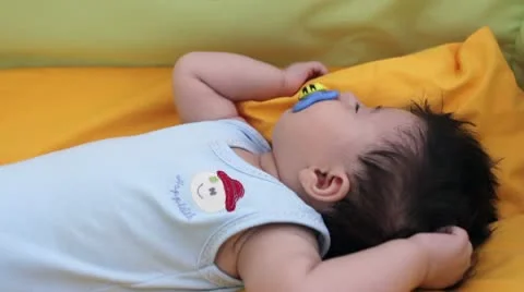 Sleeping Baby Stock-Footage 10585346