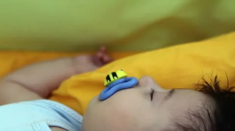 Sleeping Baby Stock Footage 10585536