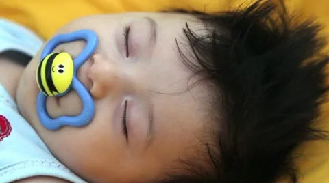 Sleeping Baby Stock Footage 10585895