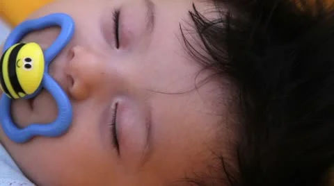 Sleeping Baby Stock Footage 10585966