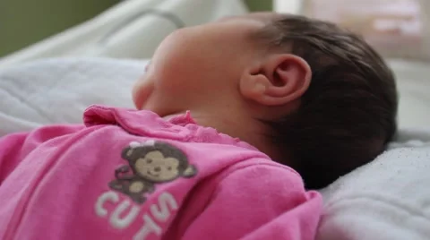 Sleeping baby Stock Footage 54282547