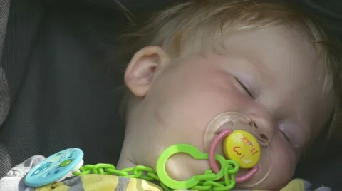 Sleeping baby Stock Footage 64648692
