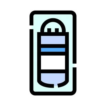Sleeping bag icon representing camping and outdoor activity Stock Illustration