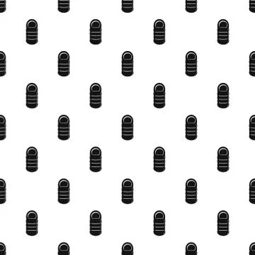 Sleeping bag pattern seamless Stock Illustration