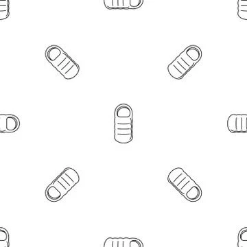 Sleeping bag pattern seamless vector Ilustración de archivo