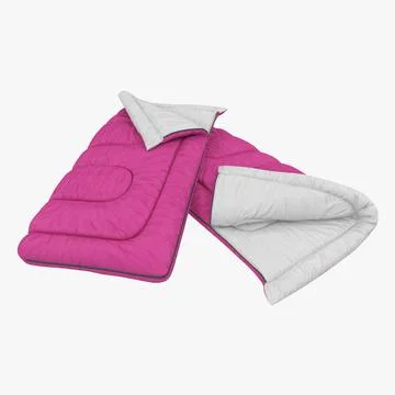 3D Model: Sleeping Bag Pink 3D Model #90849657 | Pond5
