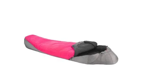 Sleeping bag used to keep warm on camping trips Stock Photos