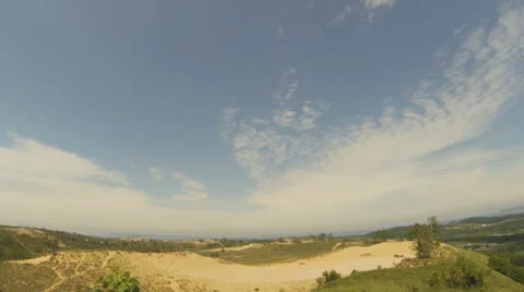Sleeping Bear Dune Area (Part 3: Dunes Overlook) Stock Footage 24976147