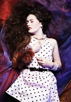 Sleeping beauty. Stock Photos