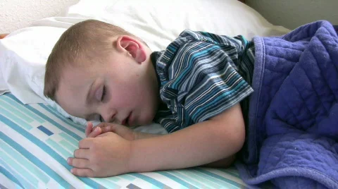Sleeping Boy Stock Footage 362651
