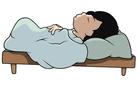 Sleeping Boy Stock Illustration