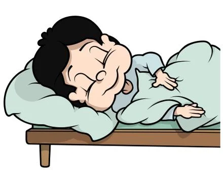 Sleeping Boy Stock Illustration