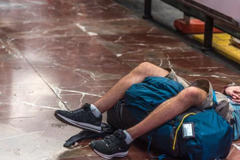 Sleeping boy Stock Photos