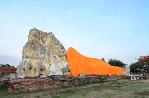 Sleeping Buddha. Foto stock