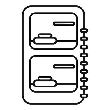 Sleeping bunks inside a comfortable train sleeper car Illustrazione stock