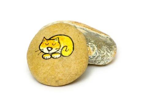 Sleeping cat. Stock Photos