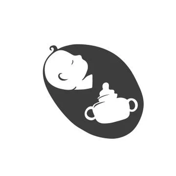 Sleeping child. Stock Illustration