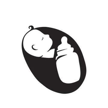 Sleeping child. Stock Illustration