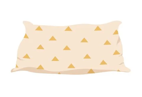 Sleeping comfy pillow Illustration
