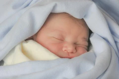 Sleeping Cute Baby Stock Photos