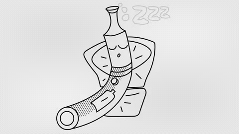 Sleeping electronic cigarette Stock Footage 148169539