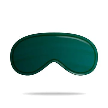 Sleeping Eye Mask Vector. Popular Eye Sleep Mask Icon Illustration Stock Illustration