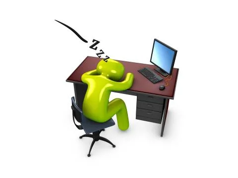 Sleeping Stock Illustration