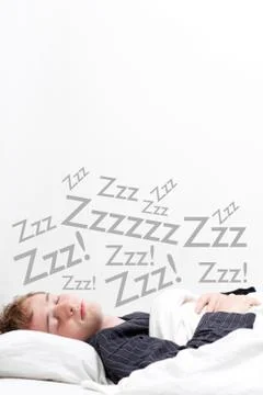 Sleeping Stock Illustration